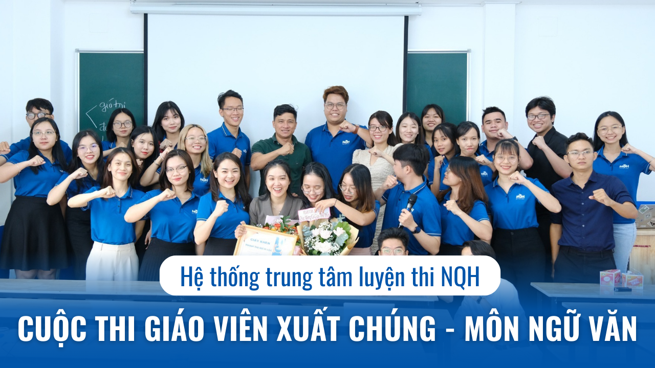 Giáo Viên Xuất Chúng Môn Ngữ Văn