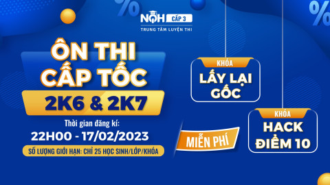 4 BUỔI ÔN THI CẤP TỐC