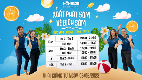 XUẤT PHÁT SỚM - VỀ ĐÍCH SỚM CÙNG 2K6